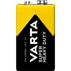Varta Super Heavy Duty 9V batteri (6F22)