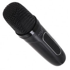 Trådlös bluetooth-högtalare - Adler kompakt bärbar högtalare med trådlös mikrofon för karaoke