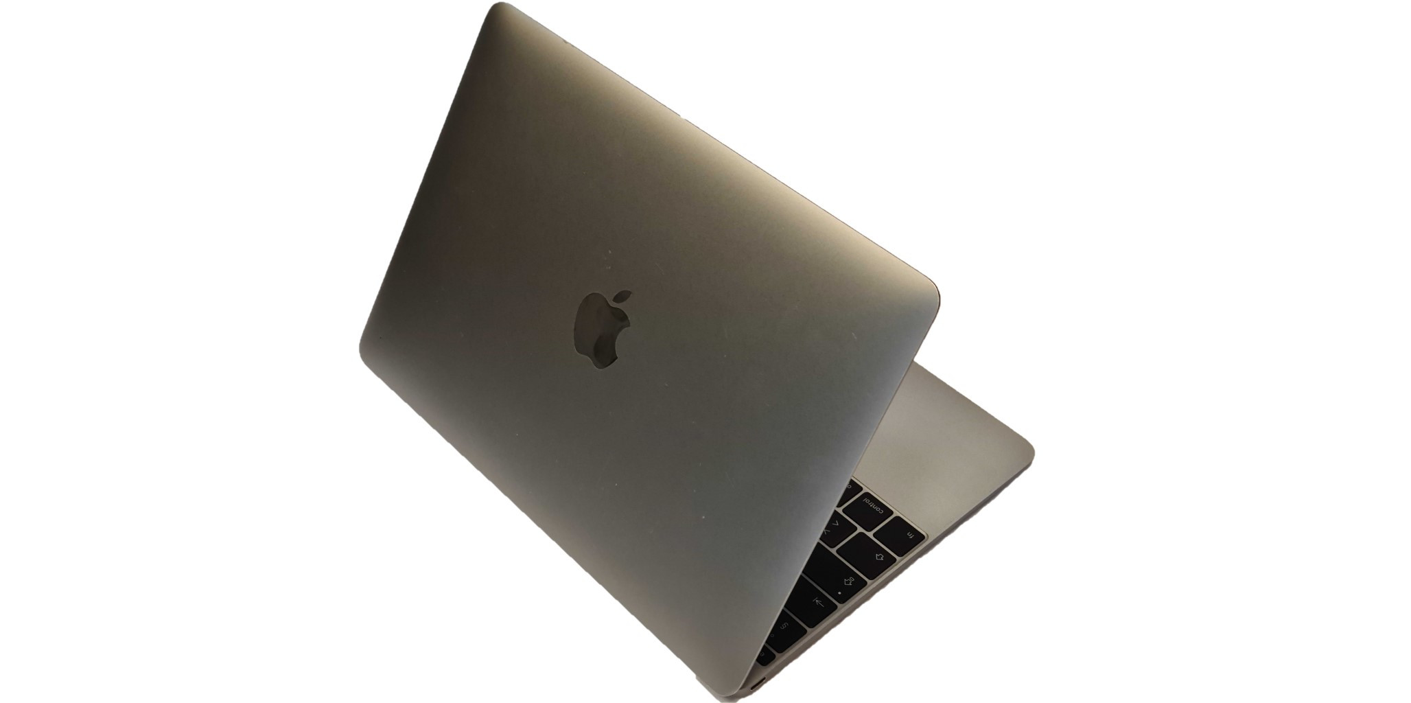 MacBook 12-tum Mid 2017 m3 8GB 512GB SSD Space Gray (beg med kosmetiska problem)