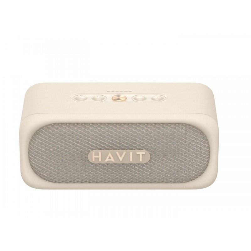 Trådlös bluetooth-högtalare - Havit portabel trådlös högtalare med bluetooth (beige)