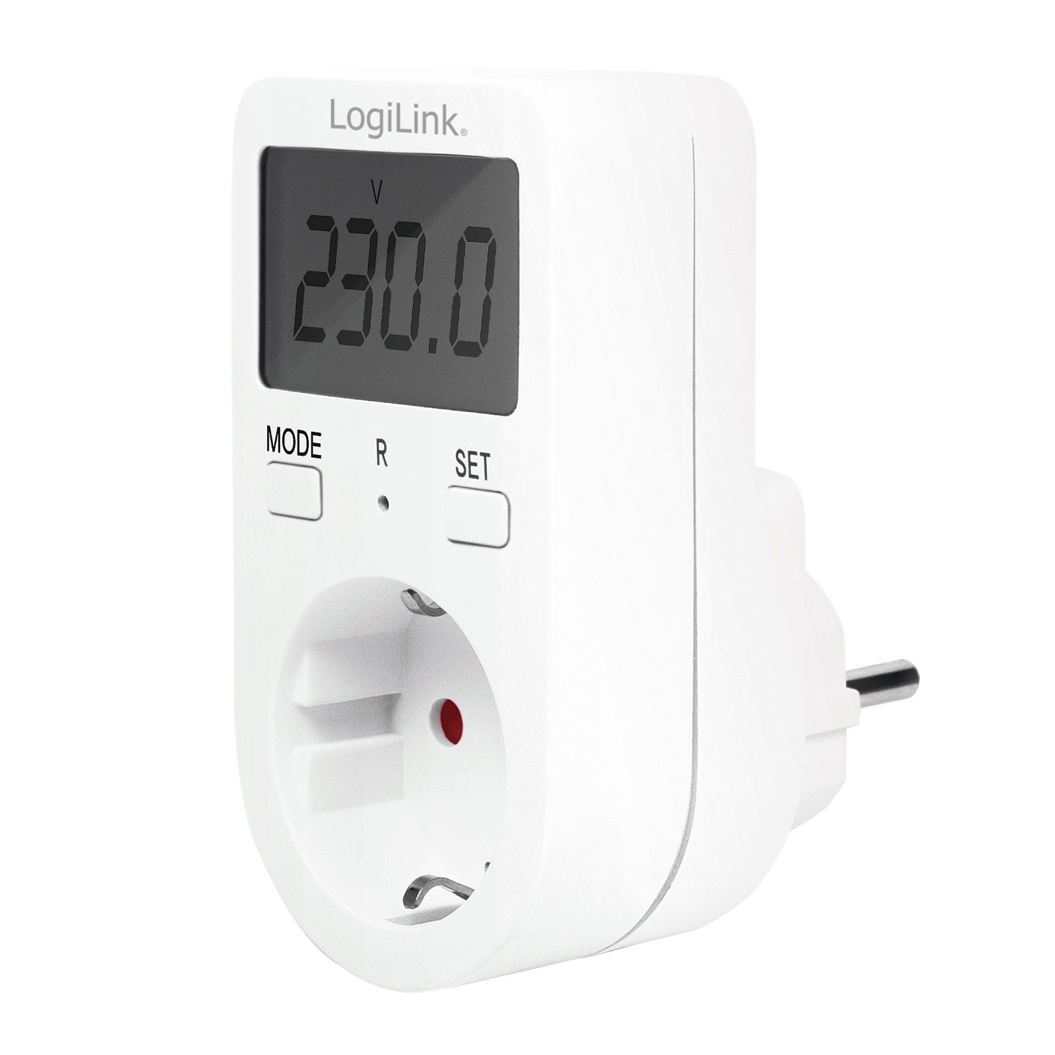 LogiLink energimätare med kostnadsberäkning