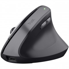 Trust ergonomisk trådlös vertikal mus med laddningsbart batteri