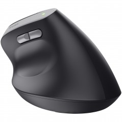 Trådlös mus - Trust ergonomisk trådlös vertikal mus med laddningsbart batteri