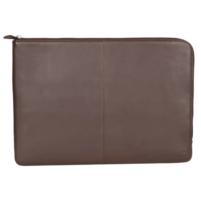 Sleeve - Buffalo handgjort laptopfodral i äkta läder upp till 14" (brunt)