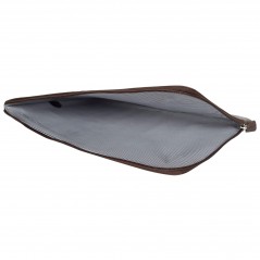 Buffalo handgjort laptopfodral i äkta läder upp till 14" (brunt)