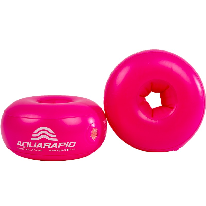 Sommarlek strand & trädgård - Aquaring uppblåsbara armringar flythjälpmedel för barn 1-6 år (rosa)