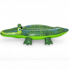 Sommarlek strand & trädgård - Uppblåsbar krokodil flytmadrass 152 x 71 cm från Bestway