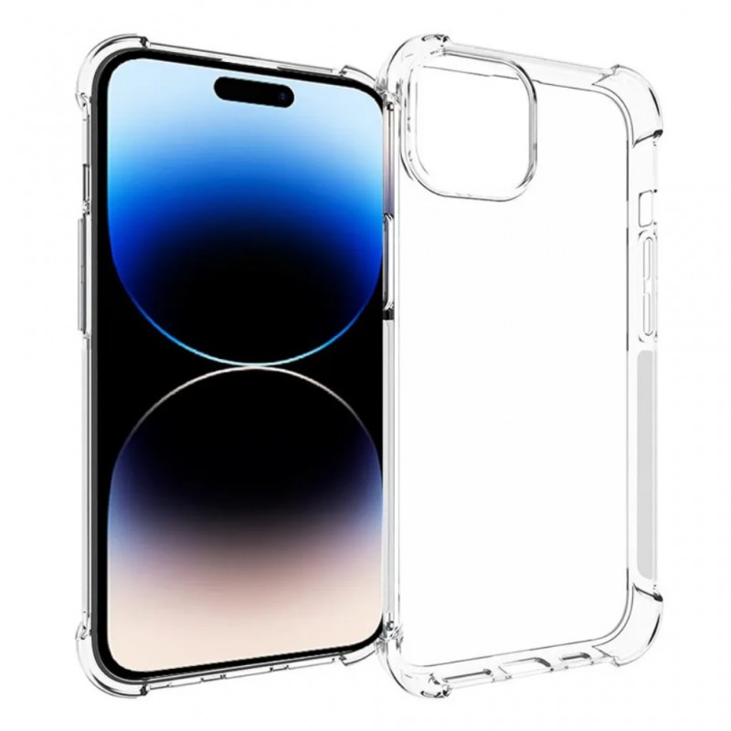 iPhone 15 - Transparent mobilskal i TPU till iPhone 15 Shock-resistant