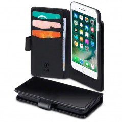 Sign plånboksfodral med avtagbart skal till iPhone 6/7/8/SE2/SE3 (svart)
