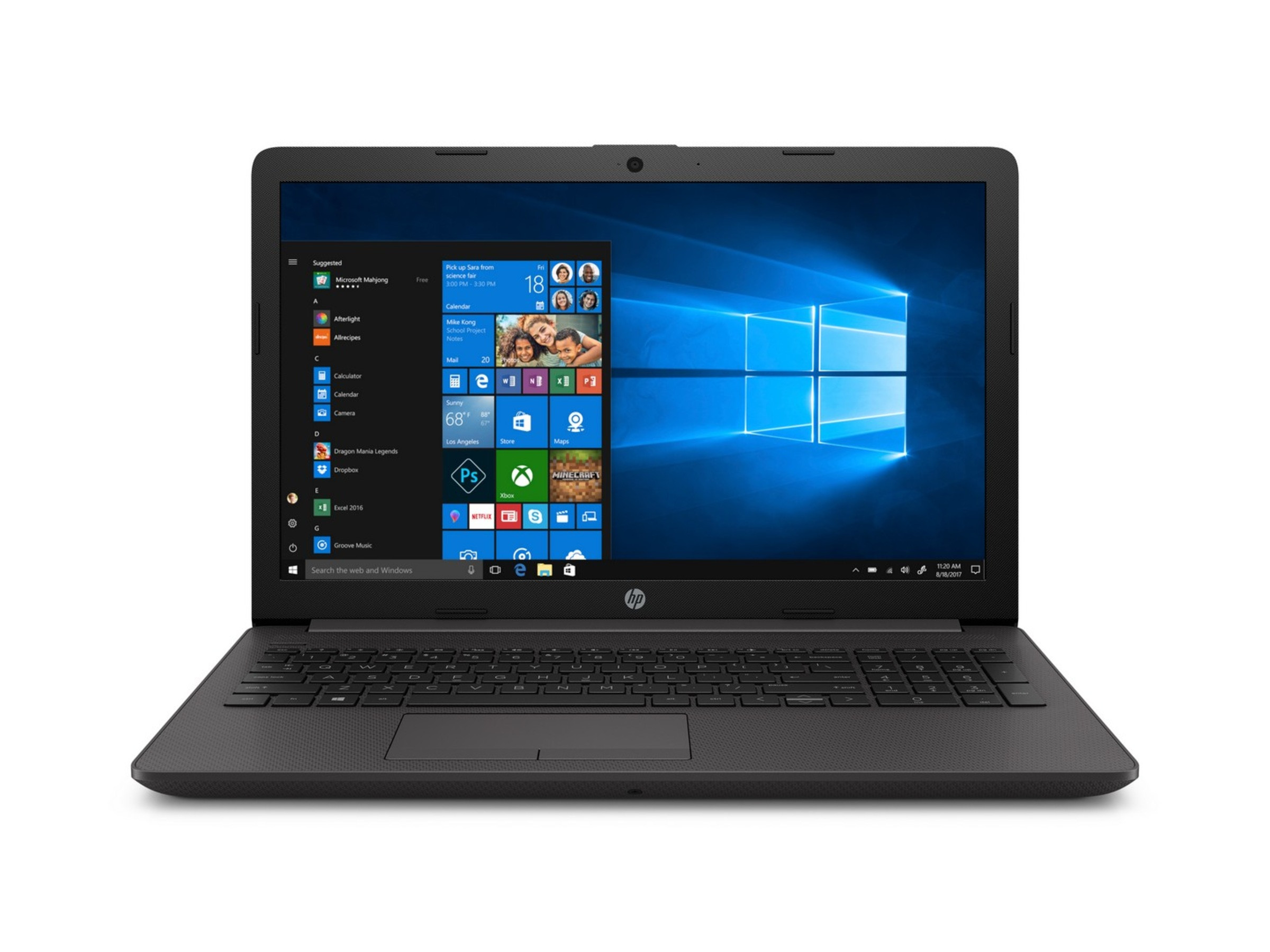HP 255 G7 15.6" HD Ryzen 3 8GB 128GB SSD Win 11 (beg med mura) |Som ny|