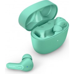 Trådlösa hörlurar - Philips T2206 True Wireless Headset In-ear med IPX4 6+18h (grön)