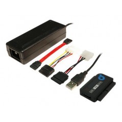 LogiLink USB-adapter för 2.5" och 3.5" IDE och SATA-hårddiskar