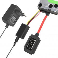 Dockningsstation för hårddisk - LogiLink USB-adapter för 2.5" och 3.5" IDE och SATA-hårddiskar