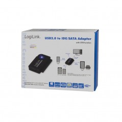 Dockningsstation för hårddisk - LogiLink USB-adapter för 2.5" och 3.5" IDE och SATA-hårddiskar