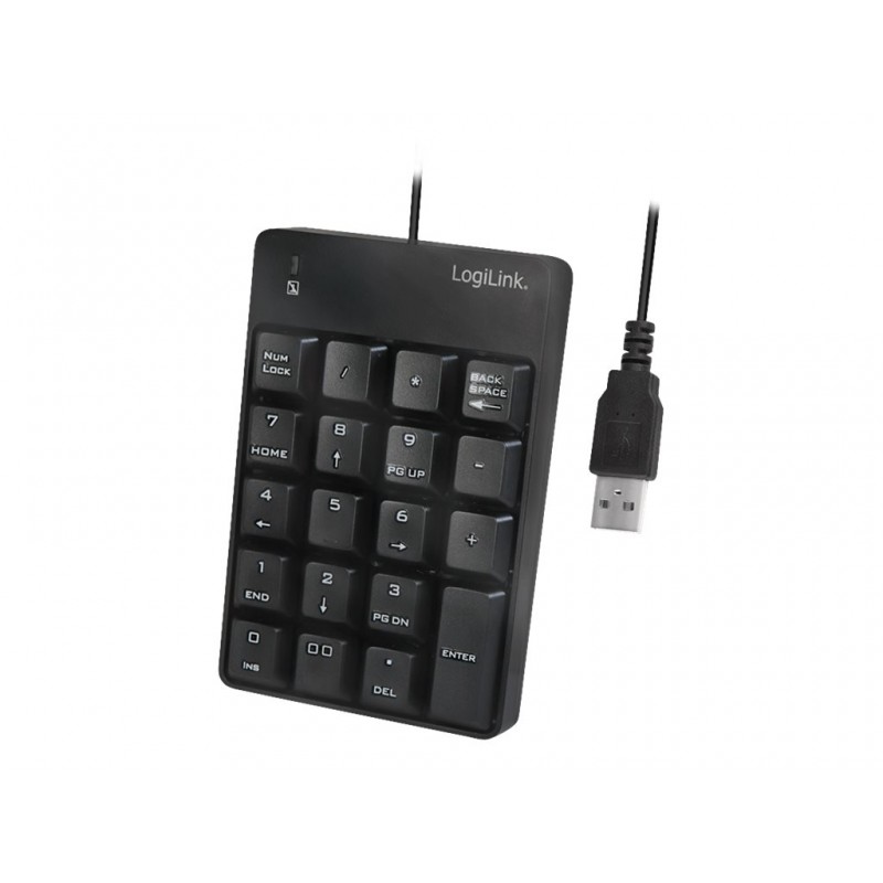 Trådade tangentbord - LogiLink USB-anslutet numeriskt tangentbord