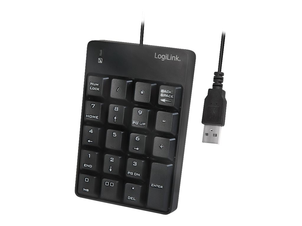 LogiLink USB-anslutet numeriskt tangentbord