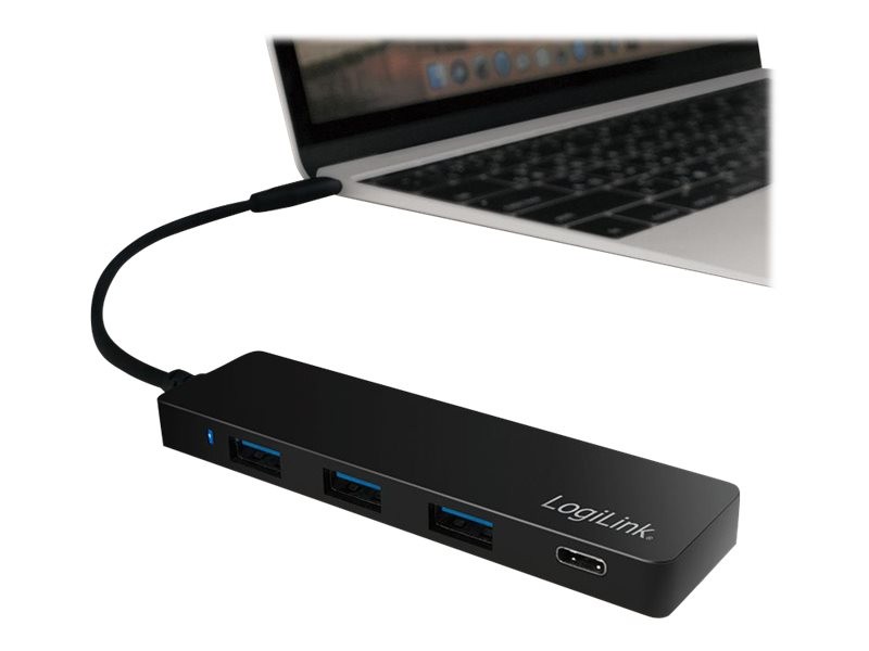 LogiLink USB-hubb USB-C till 3x USB 3.0 och 1x USB-C