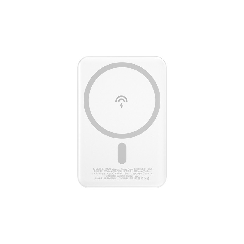 Dudao powerbank 5000 mAh med stöd för trådlös laddning MagSafe 20W Portabla batterier - Dudao powerbank 5000 mAh med stöd för trådlös laddning MagSafe 20W