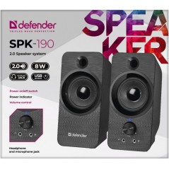 Datorhögtalare - Defender datorhögtalare med 2x 3.5 mm och USB-ström