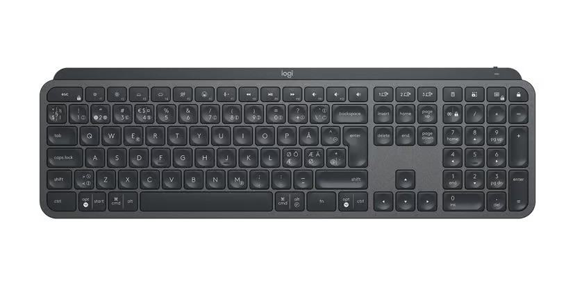Logitech MX Keys for Business trådlöst bakbelyst tangentbord för PC/Mac med Bluetooth och Bolt