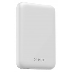 Portabla batterier - Deltaco powerbank 5000 mAh med trådlös laddning 15W och MagSafe