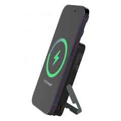 Portabla batterier - Deltaco powerbank 5000 mAh med trådlös laddning 15W och MagSafe
