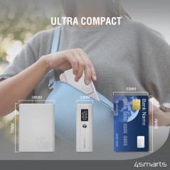 4smarts powerbank 10 000 mAh med 2x USB-C och 45 Watts laddning