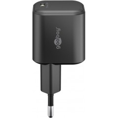 Laddare och kablar - Snabbladdande GaN strömadapter med USB-C PD 20W svart/vit