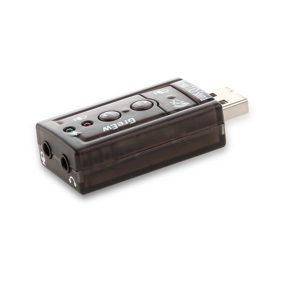Savio USB-ljudkort med virtuellt 7.1 surroundljud