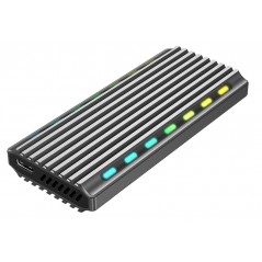 Externt USB-C-kabinett för M.2 NVMe och SATA SSD
