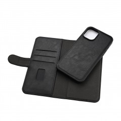 iPhone 16 Plus - Gear MagSeries 2-i-1 plånboksfodral till iPhone 16 Plus i svart