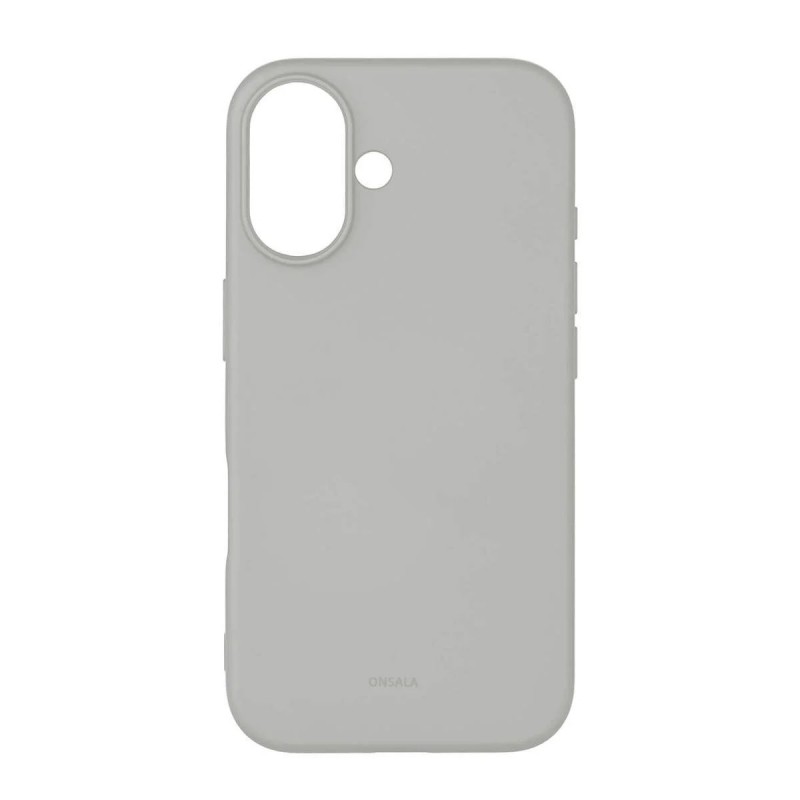 Fodral och skal - Onsala mobilskal av återvunnet material till iPhone 16 i grått