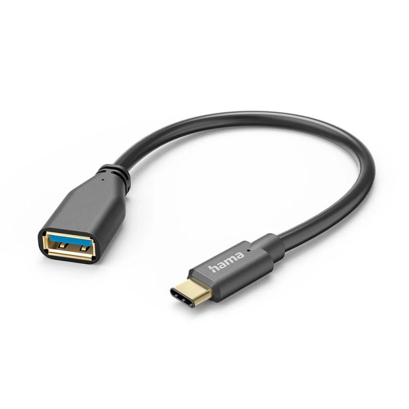 USB-kablar & USB-hubb - HAMA USB-C till USB-A hona OTG-adapter USB 3.0
