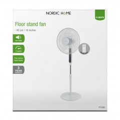 Fläktar - Nordic Home golvfläkt med 12 hastigheter och 130 cm höjd