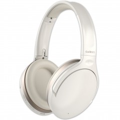 Audeeo bluetooth-hörlurar med aktiv brusreducering ANC vit/svart