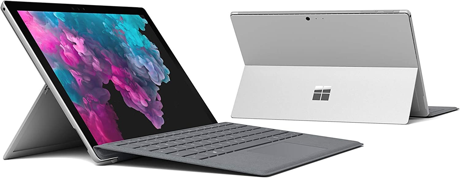 Microsoft Surface Pro 6 (2018) i5 8GB 256GB med tangentbord W11P, Silver  |Som ny|
