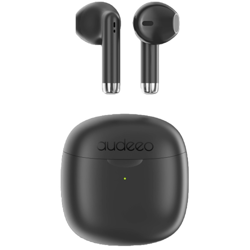 In-ear - Audeeo True Wireless headset och hörlurar earbuds svart/vit