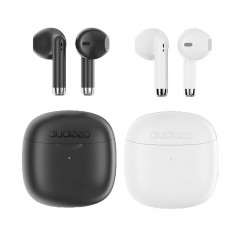 Audeeo True Wireless headset och hörlurar earbuds svart/vit - Audee...