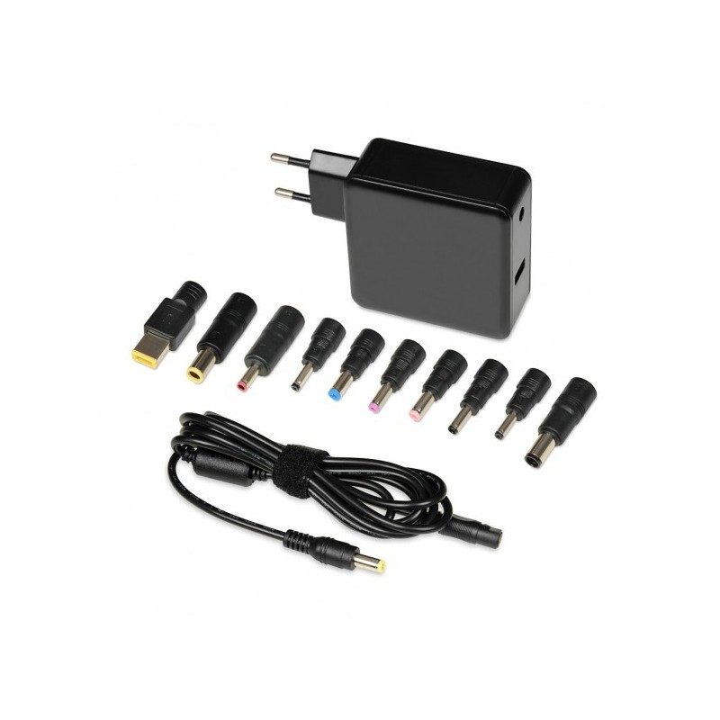 Datortillbehör - 65 watts universal datorladdare för bärbara datorer (AC-adapter) (fyndvara)