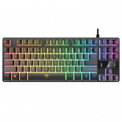 Trust GXT 833 Thado TKL kompakt gamingtangentbord med belysning (svart)