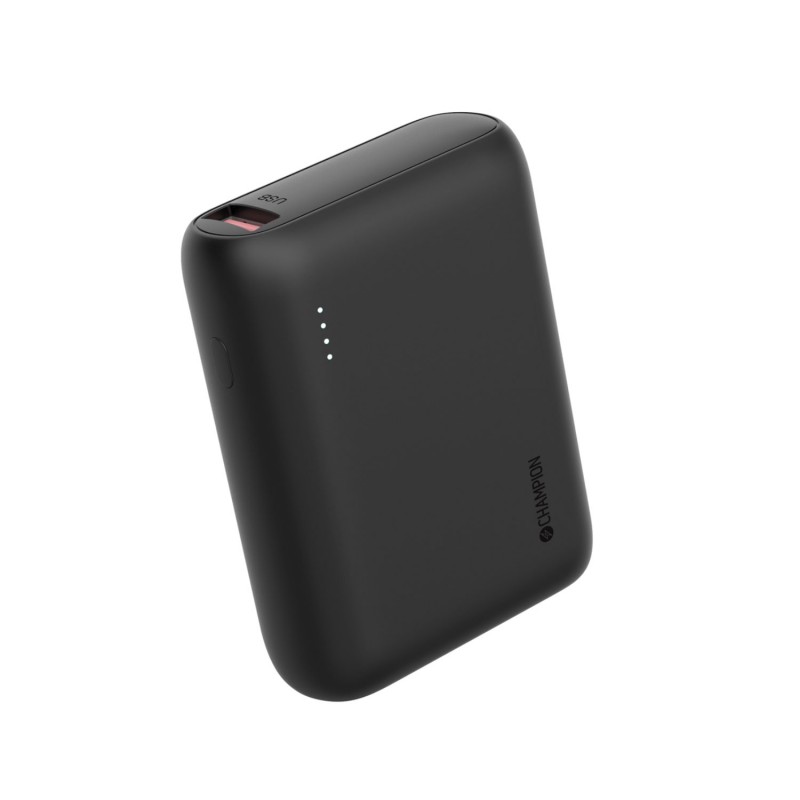 Portabla batterier - Champion ultrakompakt powerbank 10 000 mAh 1xUSB-C 1xUSB-A och PD 22.5W laddning