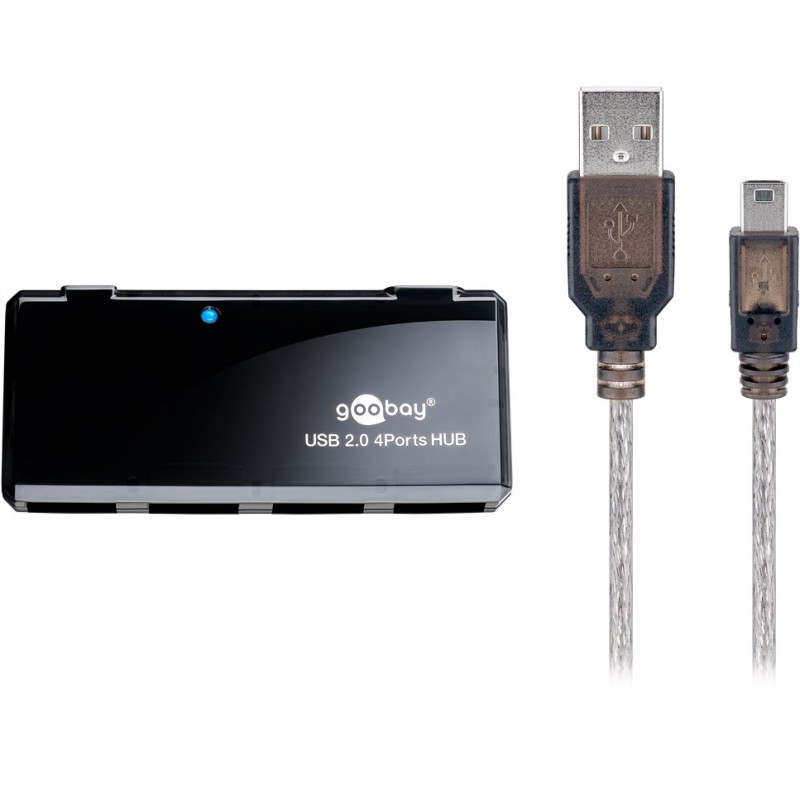 USB-hubb - Goobay USB-hubb med 4x USB 2.0