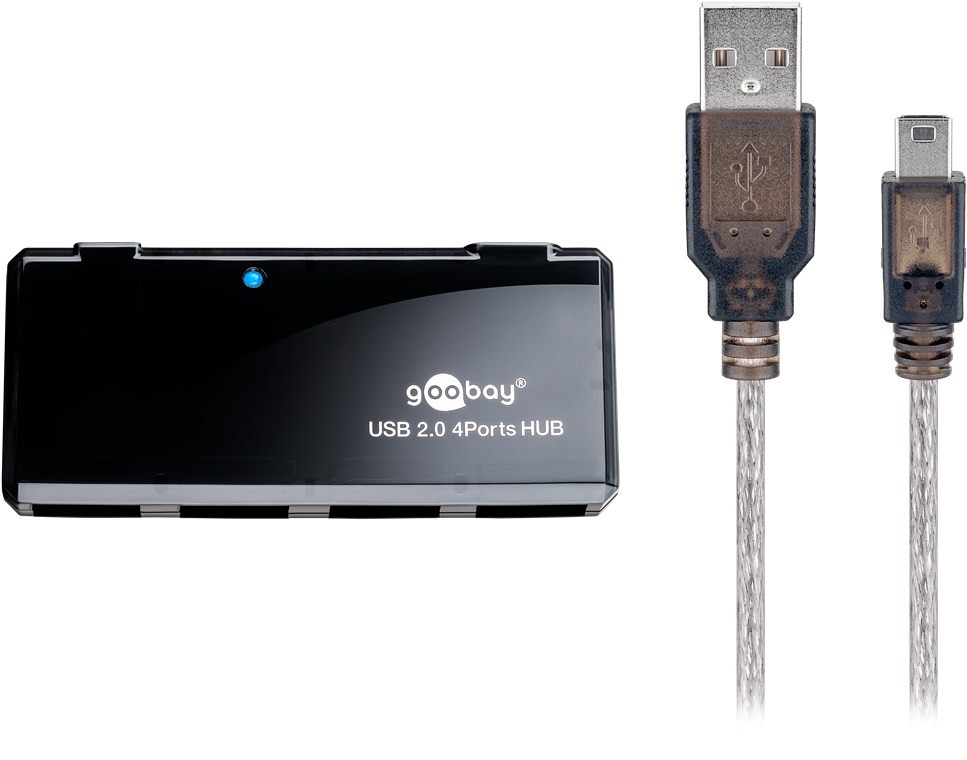 Goobay USB-hubb med 4x USB 2.0