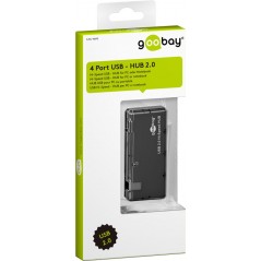 USB-hubb - Goobay USB-hubb med 4x USB 2.0