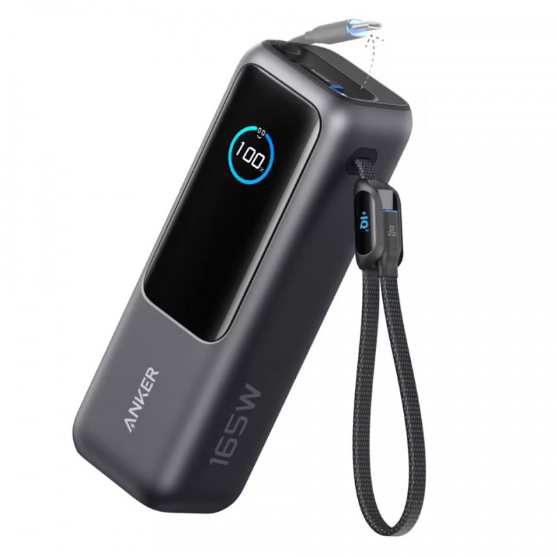 Portabla batterier - Anker superstark 165W 3x USB-C powerbank 25 000 mAh som kan ladda laptops