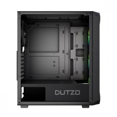 Komponenter - Dutzo C321 Midi Tower-chassi med sida i härdat glas och ARGB