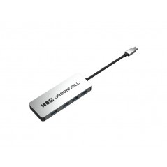Greencell USB-hubb USB-C till 4x USB 3.0 (USB-A)
