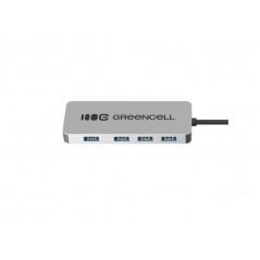 USB-C hubb - Greencell USB-hubb USB-C till 4x USB 3.0 (USB-A)