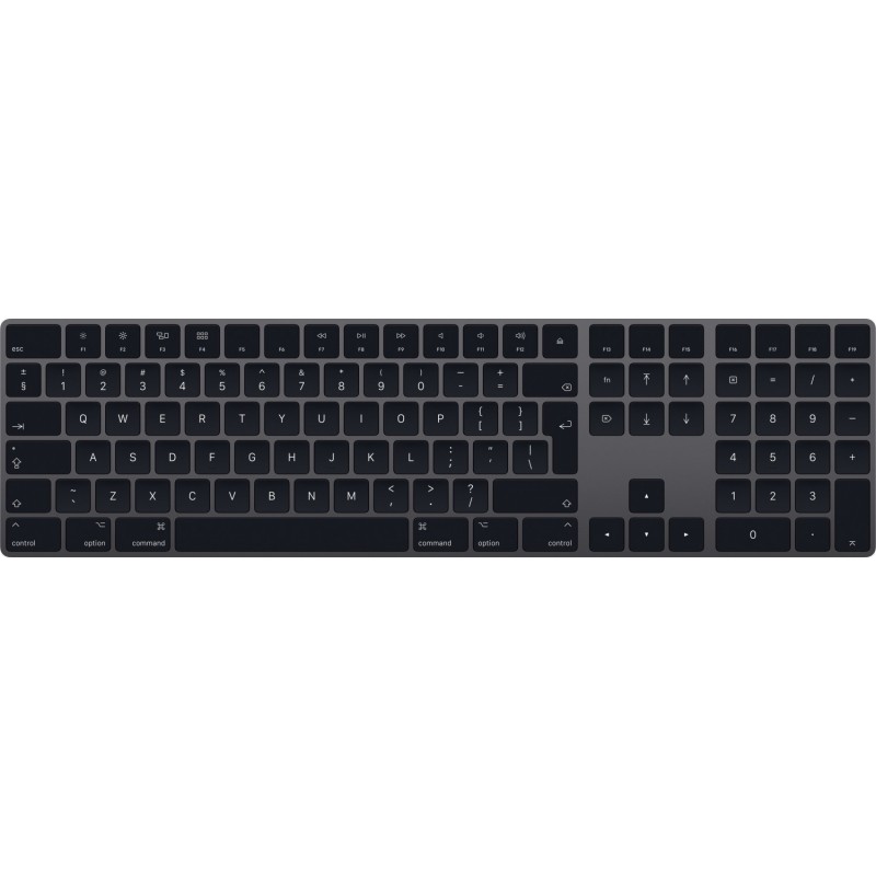 Trådlösa tangentbord - Apple Magic Keyboard A1843 trådlöst tangentbord, vit/svart (beg)