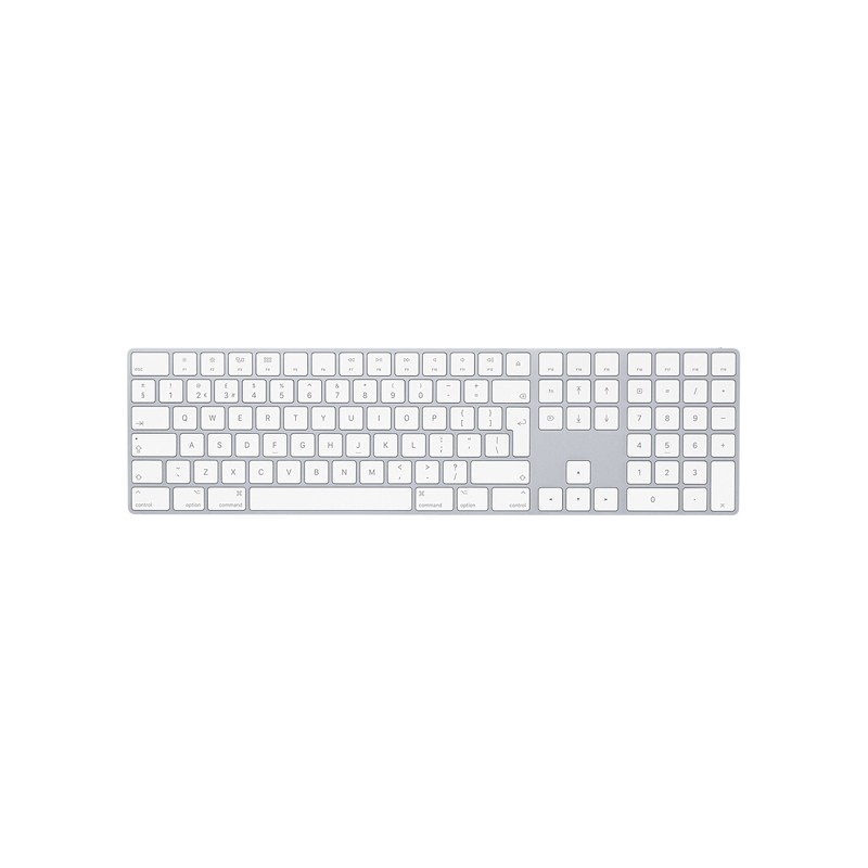 Trådlösa tangentbord - Apple Magic Keyboard A1843 trådlöst tangentbord, vit/svart (beg)